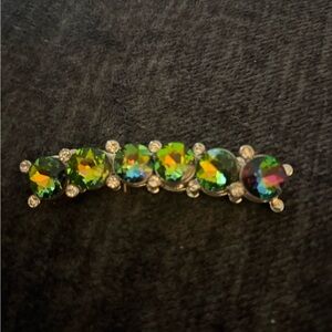 Iridescent Green Crystal Bracelet
